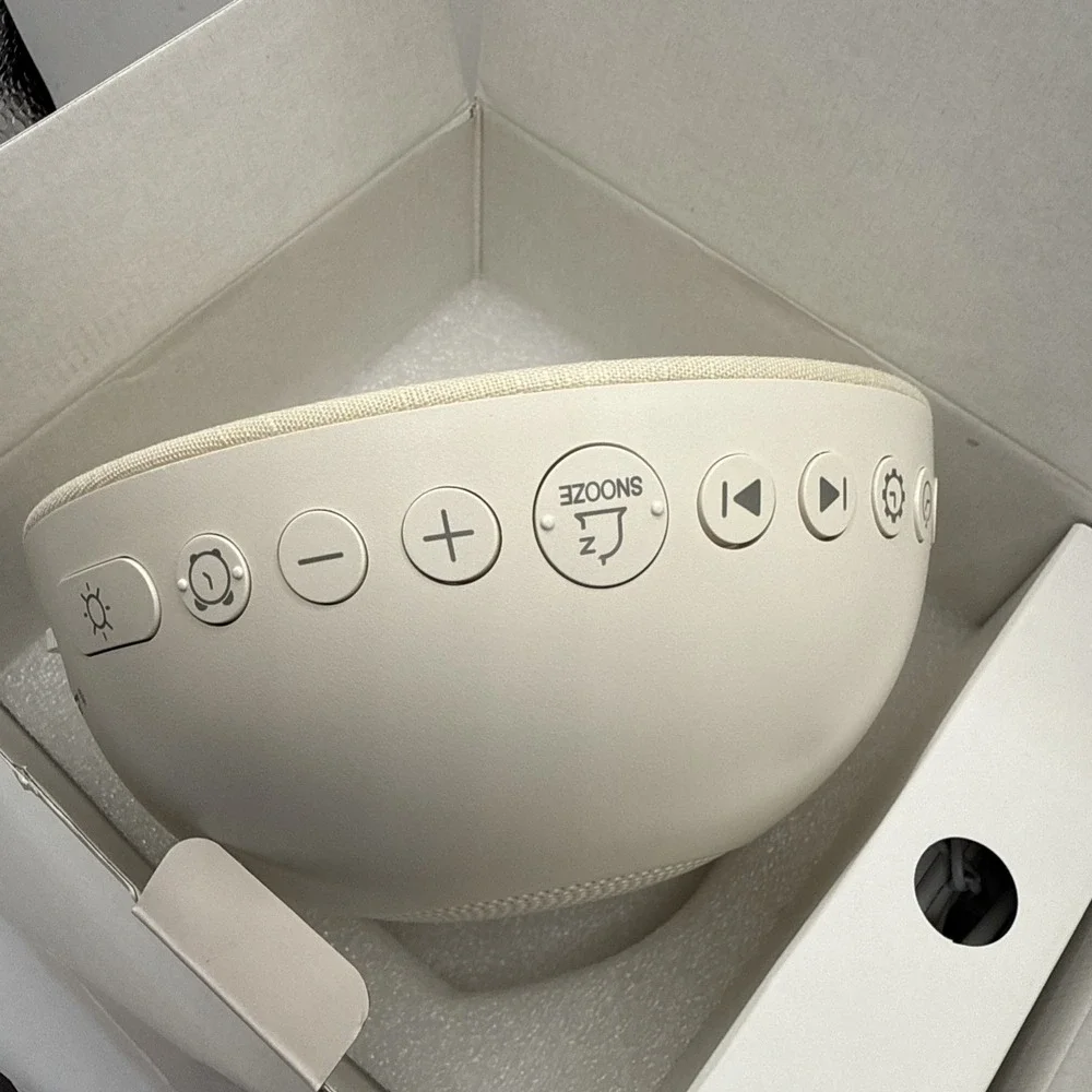 Dreamegg Sunrise 1 Alarm Soothing Sounds Night Light Color Beige